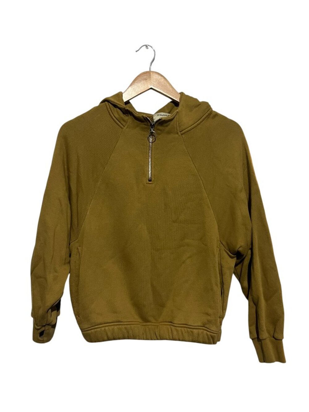 Finger In The Nose Hoodie Elastic Hem Kids 10/11 Pockets
